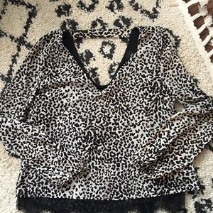 Leopard print daytrip blouse